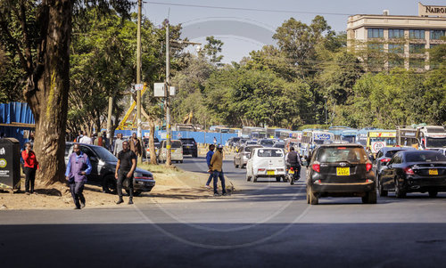 Strassenszene in Nairobi