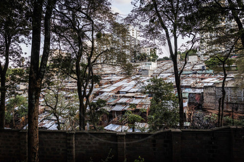 Slum in Nairobi