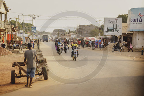 Strassenansicht in Lungi