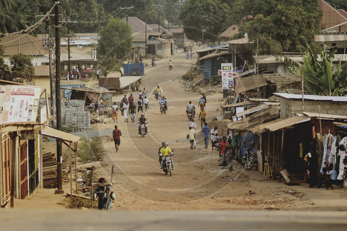 Strassenansicht in Freetown