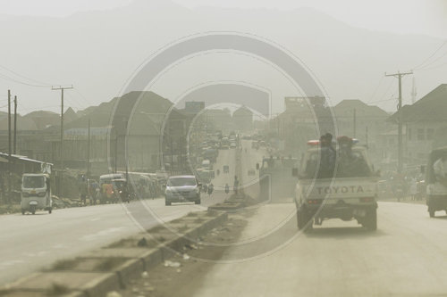 Strassenansicht in Freetown