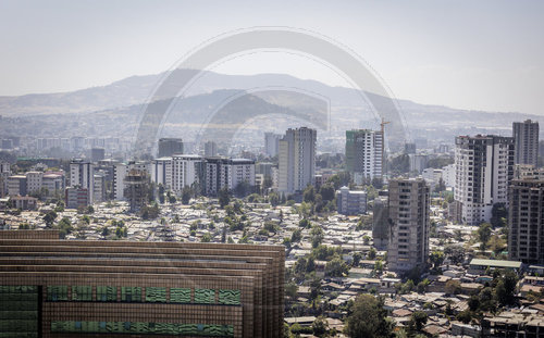 Stadtansicht Addis Abeba