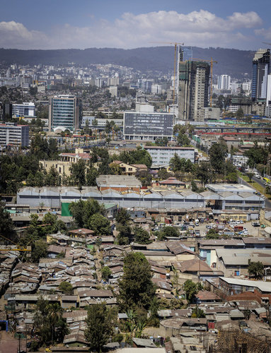 Stadtansicht Addis Abeba