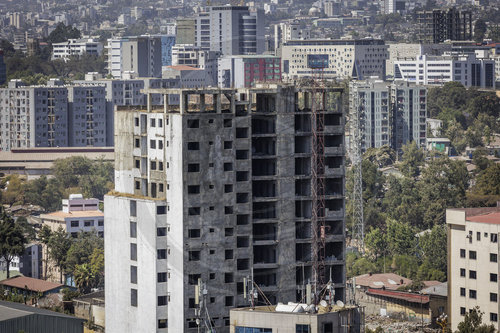 Stadtansicht Addis Abeba