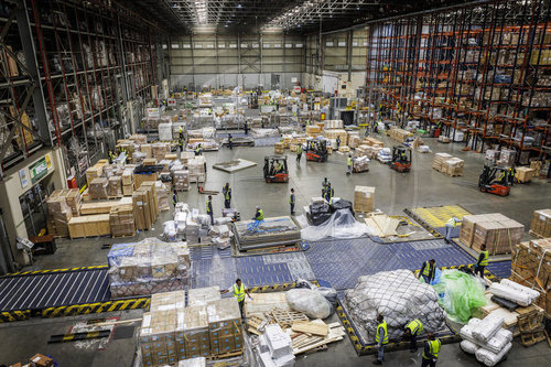 Frachtterminal Ethiopian Airlines