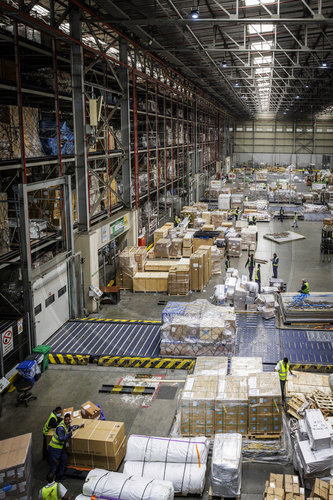 Frachtterminal Ethiopian Airlines