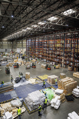 Frachtterminal Ethiopian Airlines