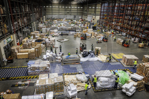 Frachtterminal Ethiopian Airlines