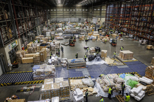 Frachtterminal Ethiopian Airlines