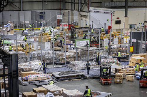 Frachtterminal Ethiopian Airlines