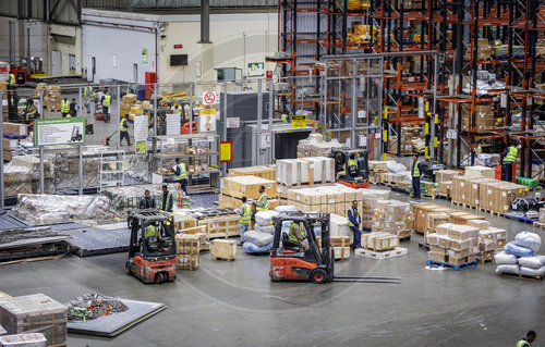 Frachtterminal Ethiopian Airlines