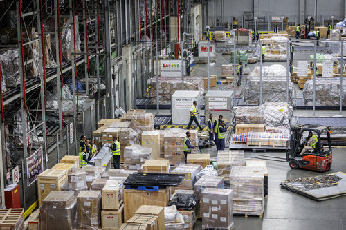 Frachtterminal Ethiopian Airlines