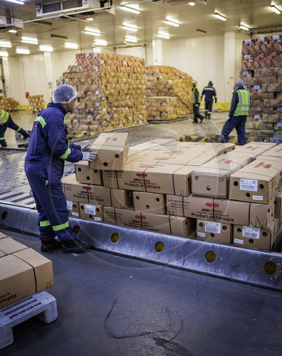 Frachtterminal Ethiopian Airlines