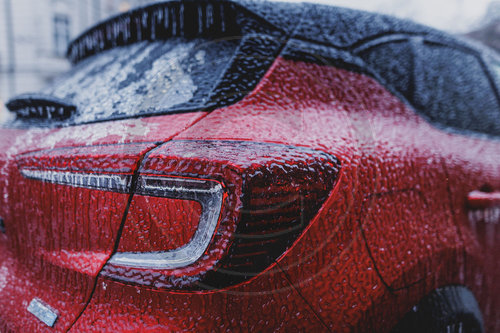 Eisglaette in Berlin