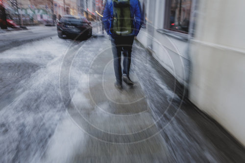 Eisglaette in Berlin