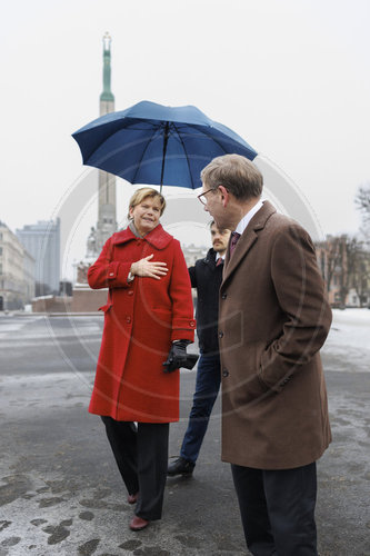 BM Wadephul in Lettland