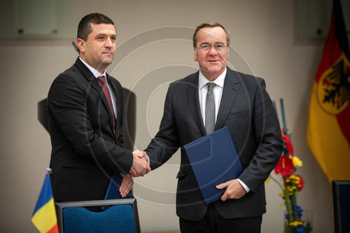 Boris Pistorius und Radu-Dinel Miru¬ª√µΔí√â