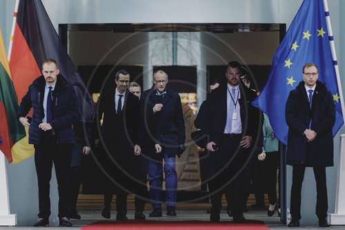 Friedrich Merz trifft litauische Ministerpraesidentin Inga Ruginiene