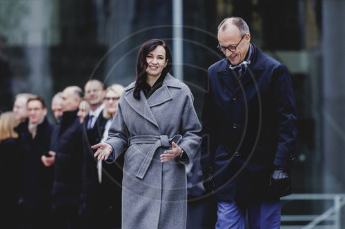 Friedrich Merz trifft litauische Ministerpraesidentin Inga Ruginiene