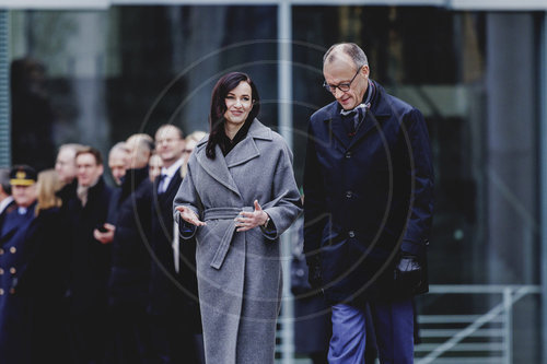 Friedrich Merz trifft litauische Ministerpraesidentin Inga Ruginiene