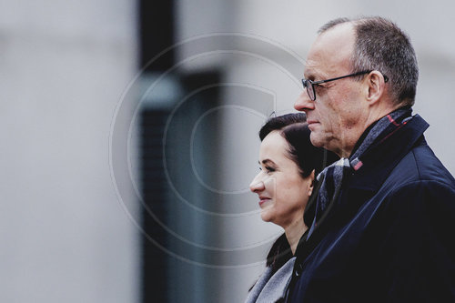 Friedrich Merz trifft litauische Ministerpraesidentin Inga Ruginiene