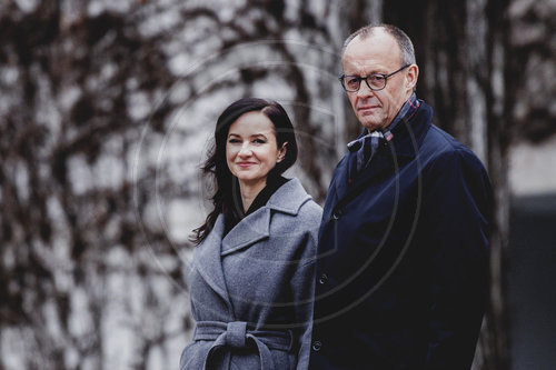 Friedrich Merz trifft litauische Ministerpraesidentin Inga Ruginiene