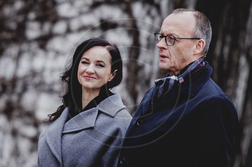 Friedrich Merz trifft litauische Ministerpraesidentin Inga Ruginiene