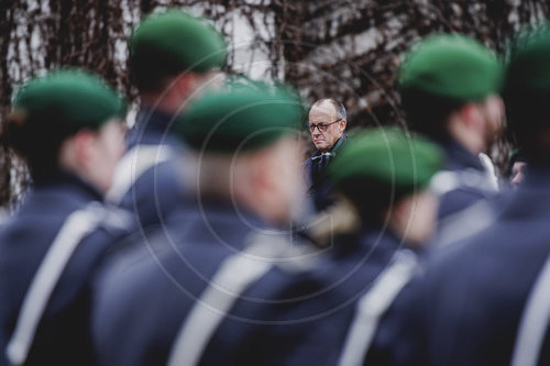 Friedrich Merz trifft litauische Ministerpraesidentin Inga Ruginiene
