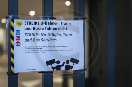 Warnstreik in Berlin