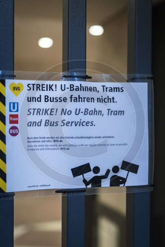Warnstreik in Berlin