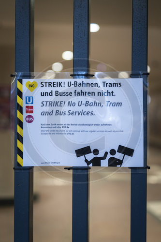 Warnstreik in Berlin