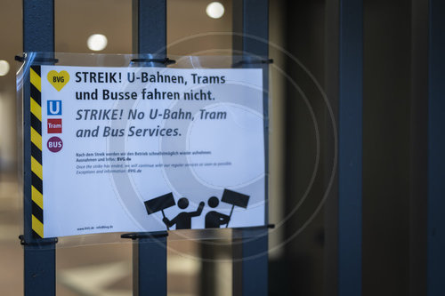 Warnstreik in Berlin
