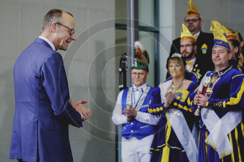 Karnevalsempfang im Bundeskanzleramt durch Bundeskanzler Merz