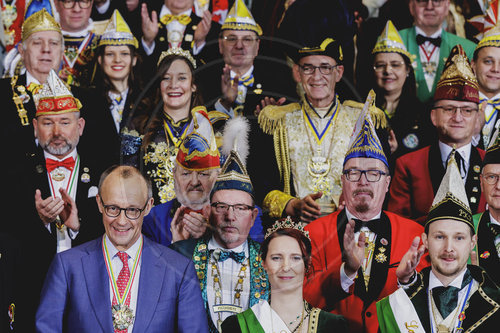 Karnevalsempfang im Bundeskanzleramt durch Bundeskanzler Merz