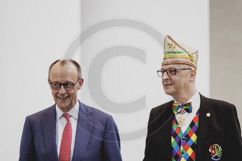 Karnevalsempfang im Bundeskanzleramt durch Bundeskanzler Merz