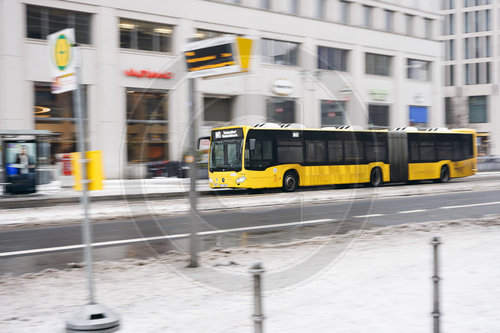 Regierungsviertel im Schnee
