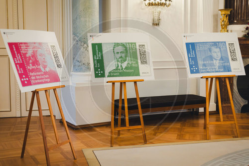 Agnes Karll, Ernst Jakob Christoffel und Eduard Zimmermann; Wohlfahrtsmarken 2026