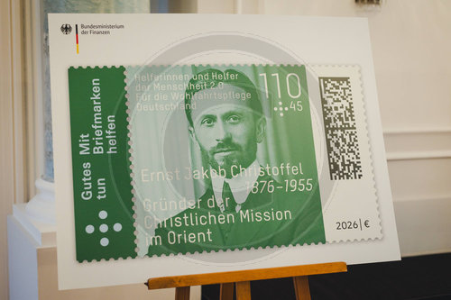 Ernst Jakob Christoffel, Wohlfahrtsmarke 2026