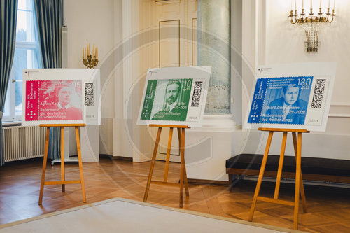 Agnes Karll, Ernst Jakob Christoffel und Eduard Zimmermann; Wohlfahrtsmarken 2026