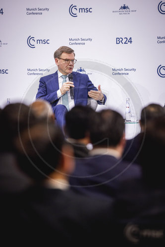 Bundesaussenminister Waephul bei der MSC