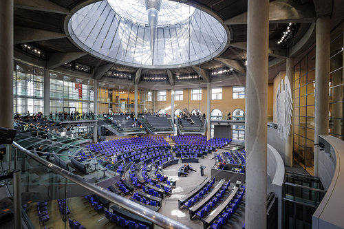 Hammelsprung im Bundestag