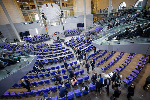 Hammelsprung im Bundestag