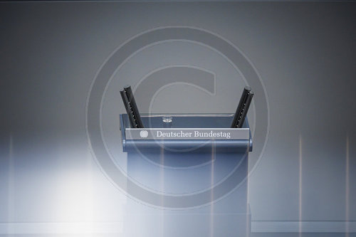 Rednerpult Bundestag