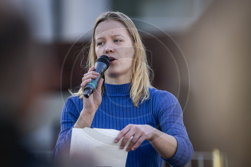 Klimademo am Kanzleramt