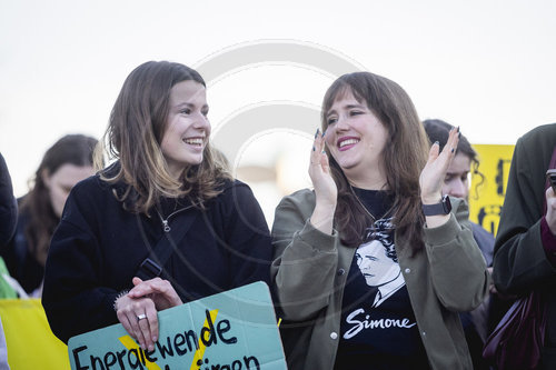 Klimademo am Kanzleramt