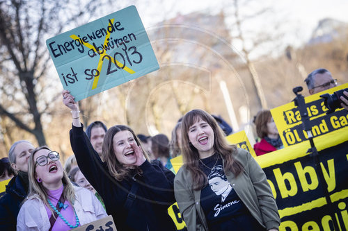 Klimademo am Kanzleramt