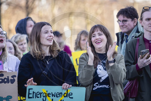 Klimademo am Kanzleramt