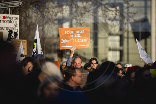 Klimademo am Kanzleramt