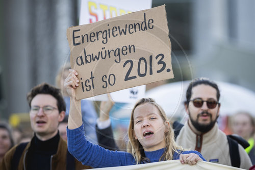 Klimademo am Kanzleramt