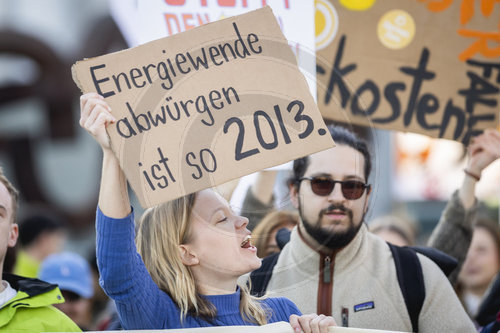 Klimademo am Kanzleramt